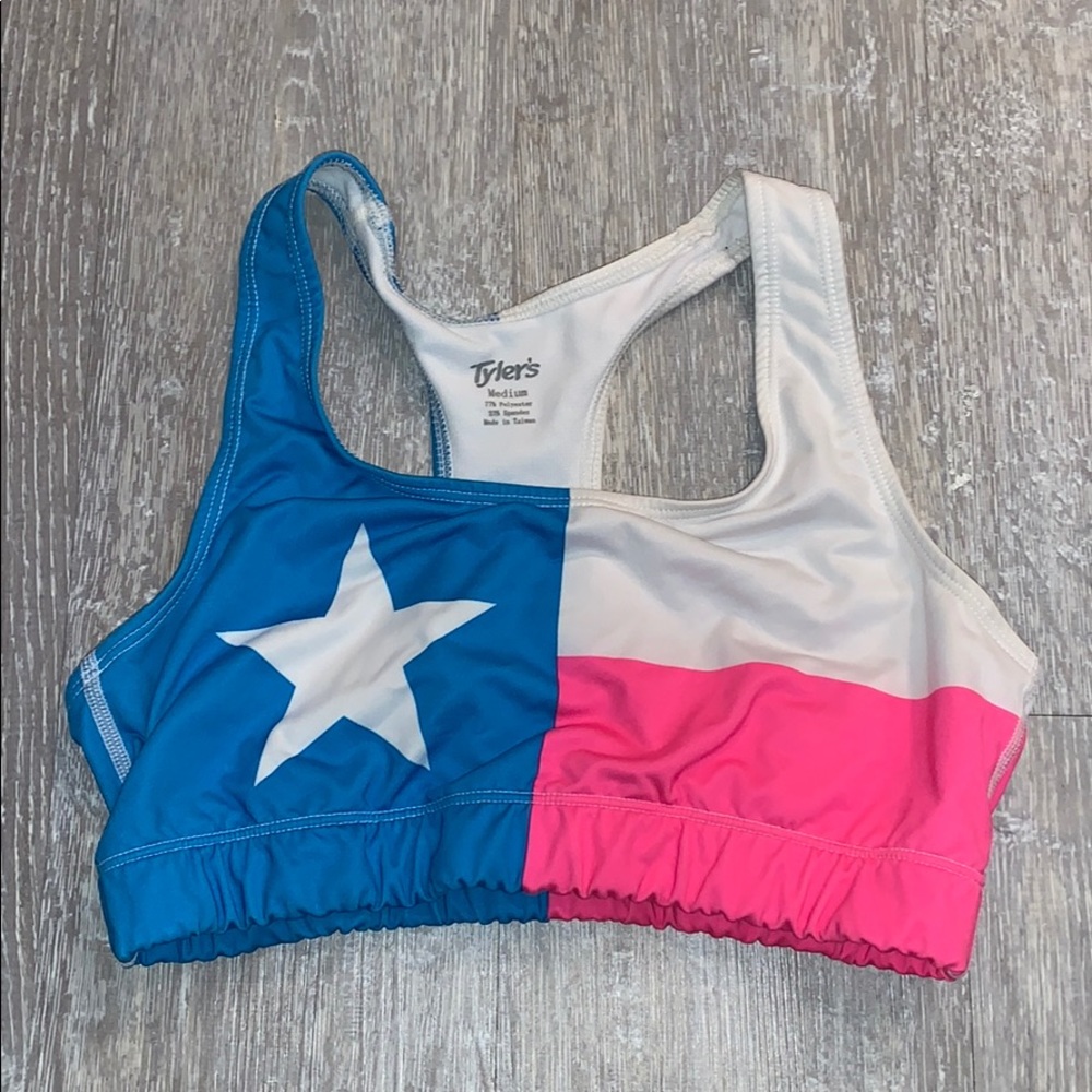 tyler’s razor back sports bra